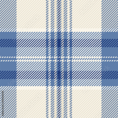 Pattern plaid seamless of vector check background with a fabric tartan textile texture.