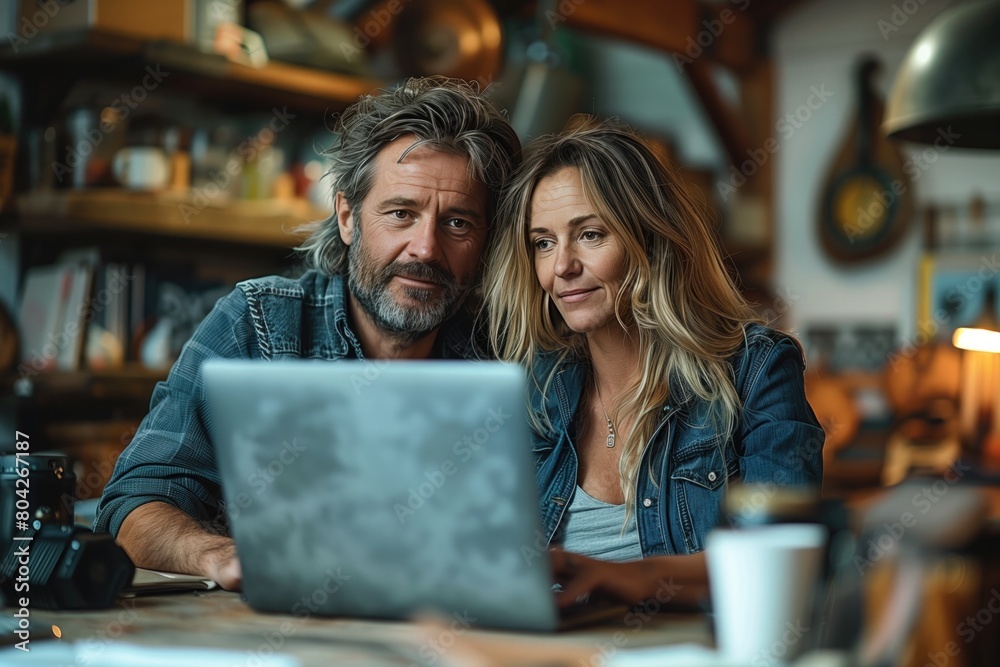 Together, they navigate the complexities of working from home, seamlessly blending professional responsibilities with the intimacy of domestic life Together, they navigate the complexities of working from home, seamlessly blending professional responsibilities with the intimacy of domestic life