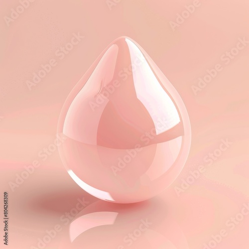 Minimalistic icons for web, social media, blender style, peach pink trendy color, highlights