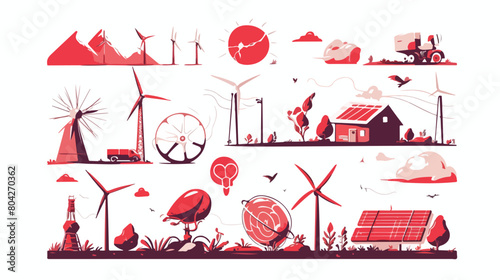 Eco sustainable renewable energy ecology technology