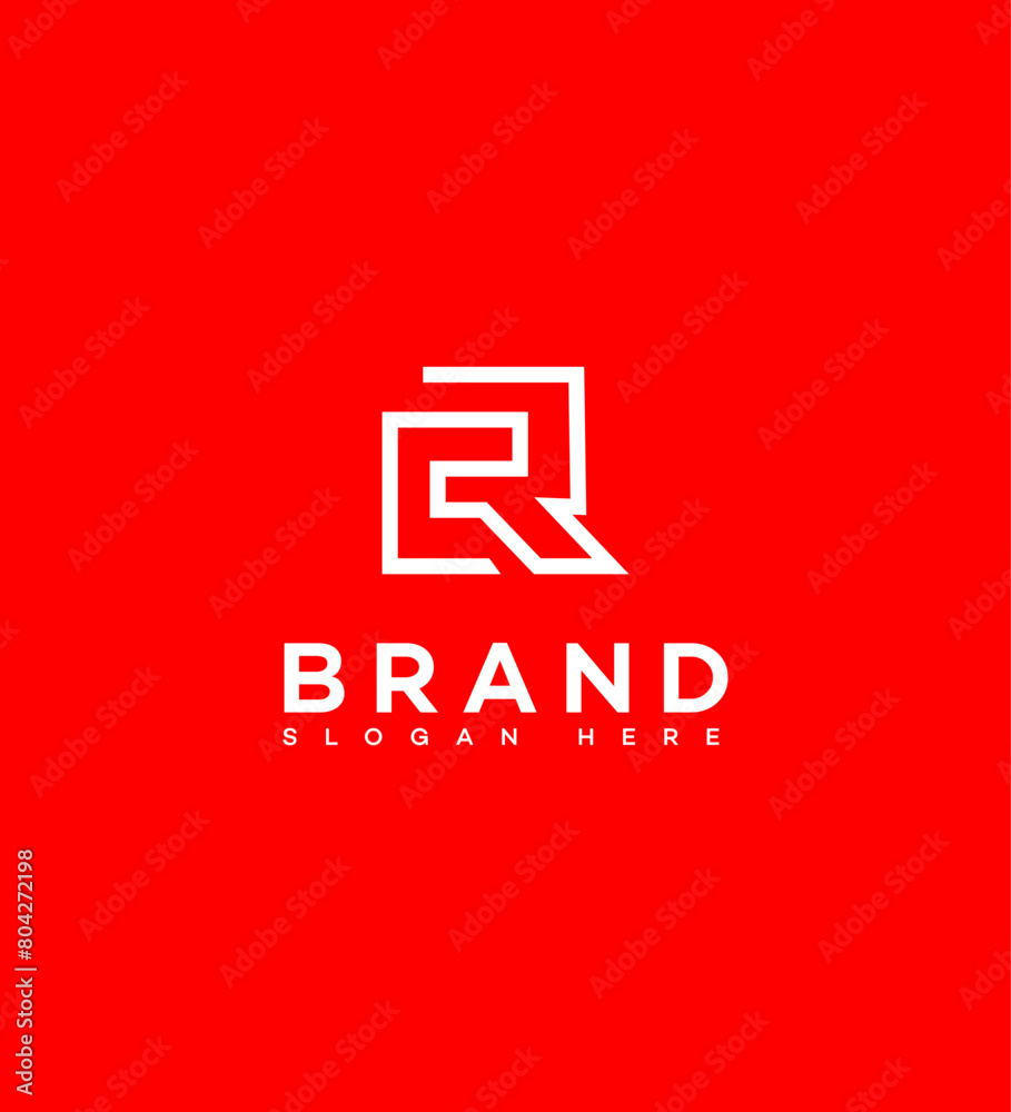 Cr, rc Letter Logo Icon Brand Identity Sign, Cr, rc Letter Symbol ...