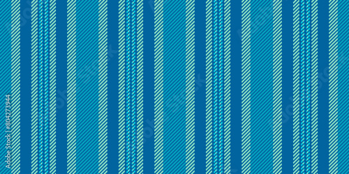 Fade stripe background vector, internet fabric textile seamless. Dreamy pattern vertical lines texture in cyan and mint colors.
