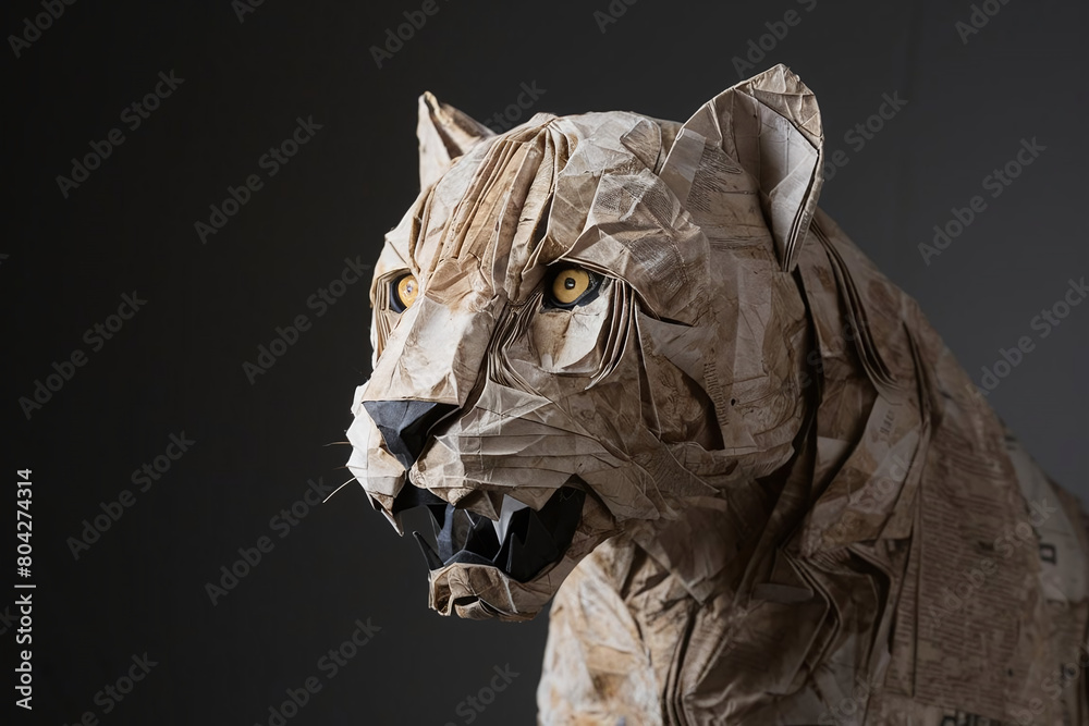 portrait of a lion