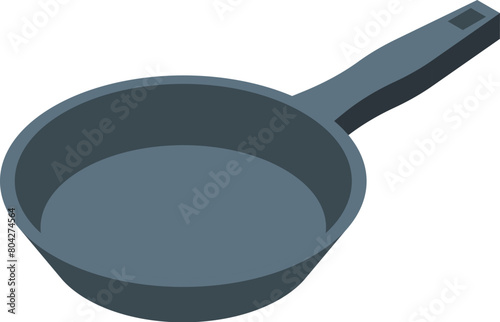 Object pan icon isometric vector. Steam gourmet. Utensil kitchen cooker