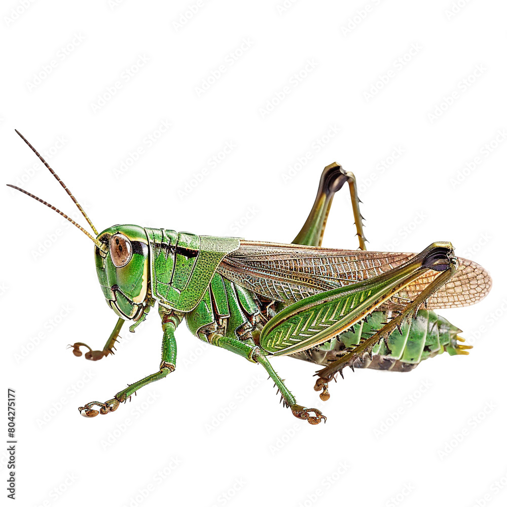 Grasshopper pest isolated on white or transparent background Grasshopper pest isolated on white or transparent background