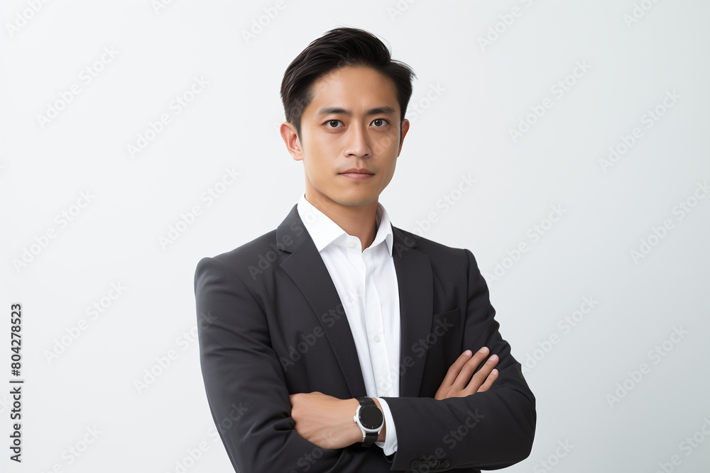 asian businessman with white background. lifestyle asian businessman with white background. lifestyle