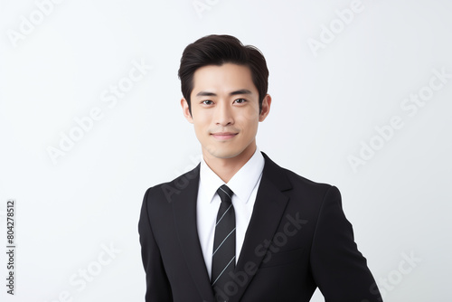 asian businessman with white background. lifestyle
