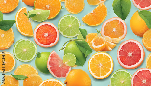 Citrus fruits  orange  lemon  grapefruit  mandarin  lime 