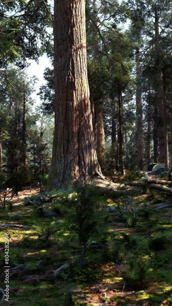 A forest filled with lots of tall trees A forest filled with lots of tall trees