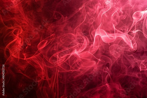 Red smoke abstract background. Red abstract light smoke background .