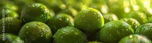 A bunch of limes, freshly picked and full of flavor 8K , high-resolution, ultra HD,up32K HD