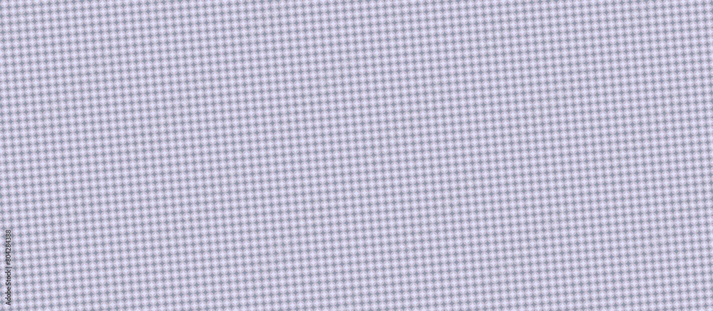 A close up of a light purple gingham fabric.