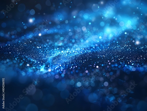 Cobalt Blue Particle Splash Background