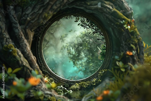 The Enchanted Mirror - A magic mirror for dreams .