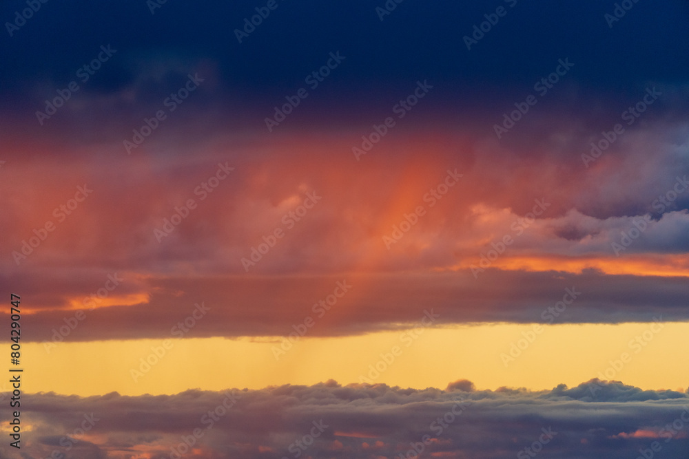 cloudscape a summer evening