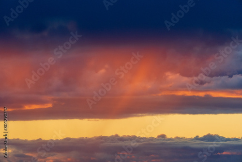 cloudscape a summer evening photo