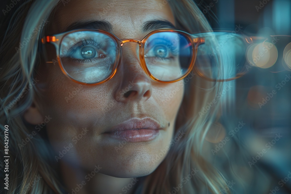 A mesmerizing image capturing ethereal light flares against a deep, dark backdrop A mesmerizing image capturing ethereal light flares against a deep, dark backdrop