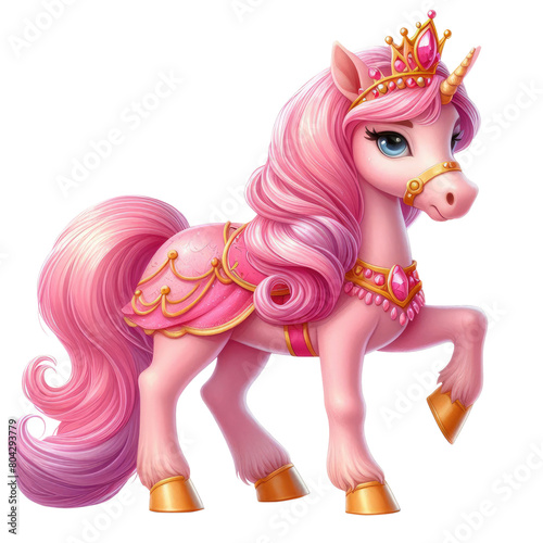 Pink Princess Sublimation Clipart