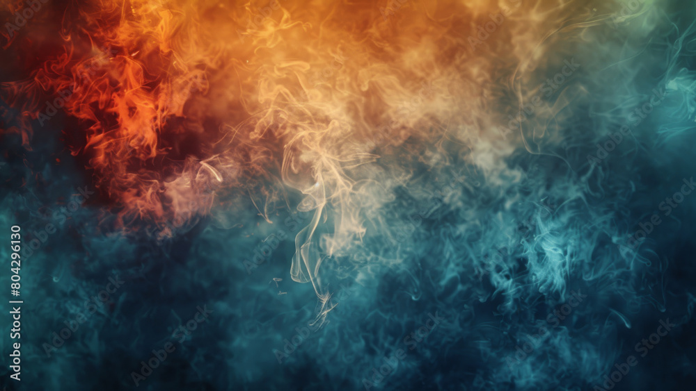 background - fire and smoke