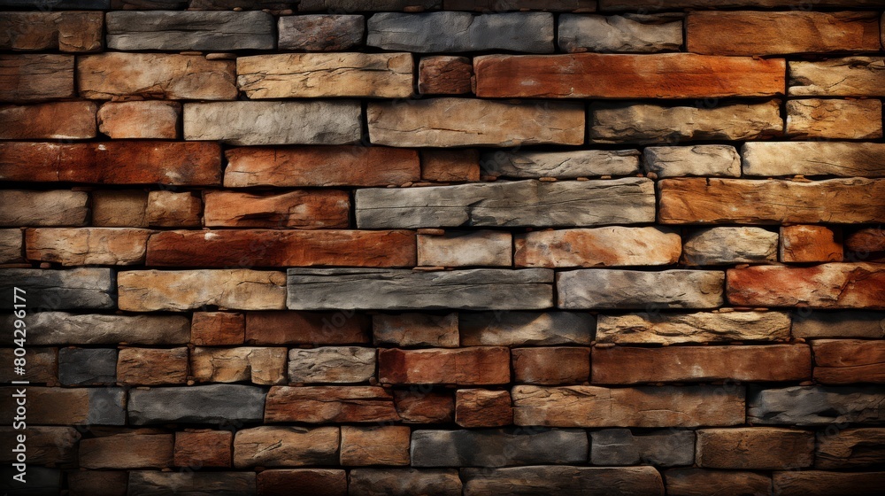 Old brick wall of red color, damaged masonry as abstract background composition. textured surface pattern of stucco texture with holes and scuffs Old brick wall of red color, damaged masonry as abstract background composition. textured surface pattern of stucco texture with holes and scuffs