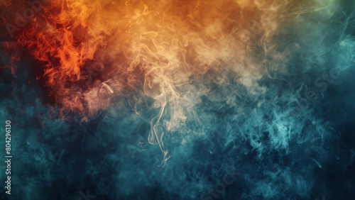 background - fire and smoke