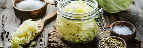 Homemade Sauerkraut Preparation: Traditional Fermentation Techniques Displayed