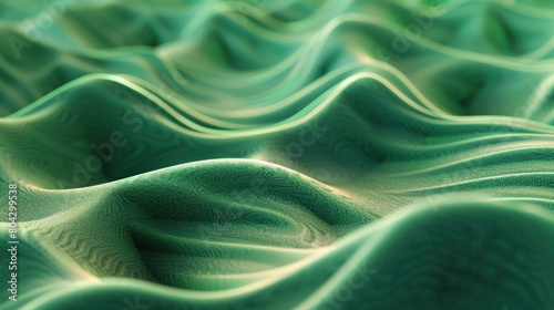 Green Wave Wallpaper Background