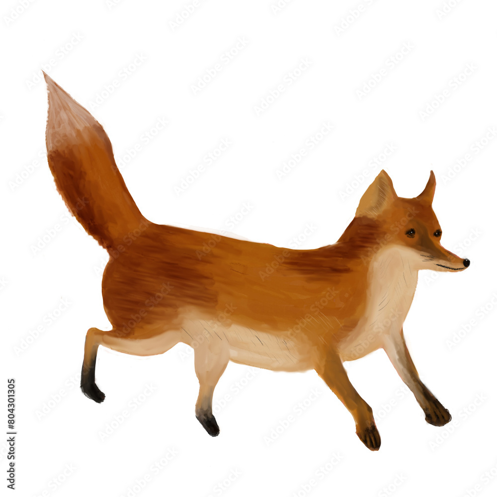 Fototapeta premium red fox 