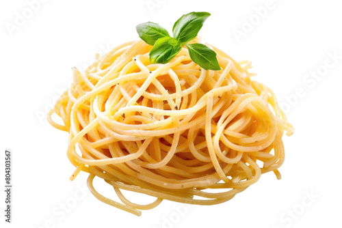 Flavorful pasta delight Isolated on transparent background