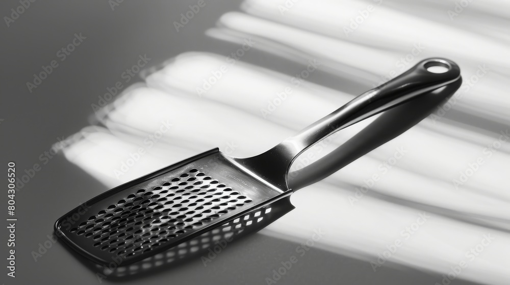 black and white from a cheese grater made of stainless steel which is in the shadow of an object resulting from the afternoon sun black and white from a cheese grater made of stainless steel which is in the shadow of an object resulting from the afternoon sun