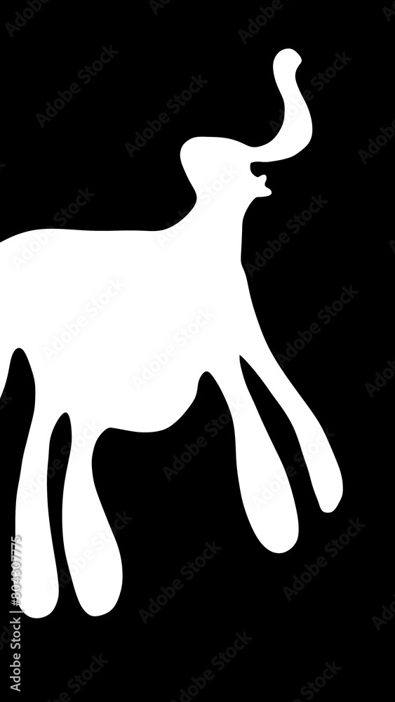 Obraz premium Flat Vector Wallpaper Background Illustration