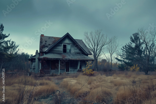Abandoned House, Generative AI © Vig