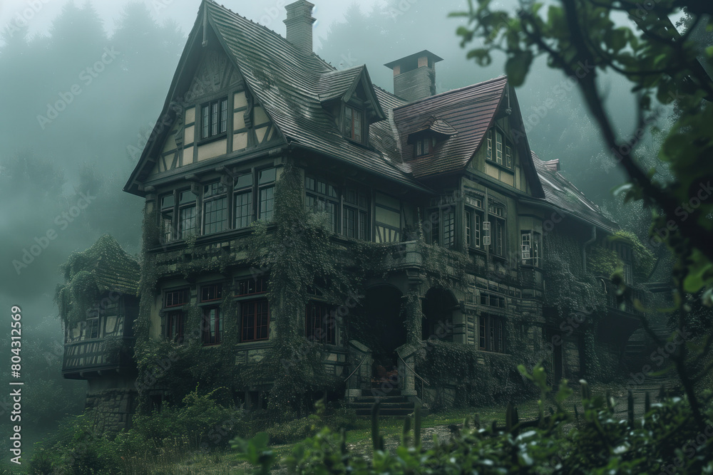 Abandoned House, Generative AI Abandoned House, Generative AI