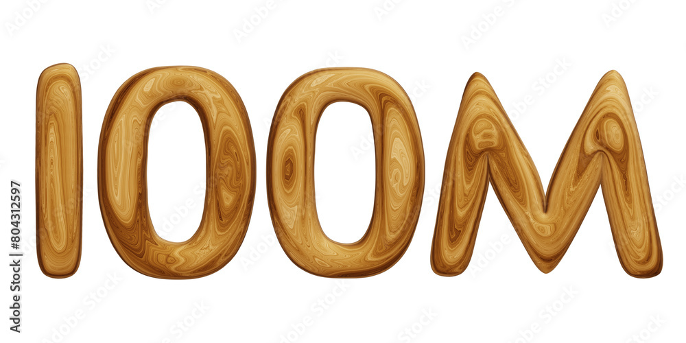 Wooden 80m for followers and subscribers celebration Wooden 80m for followers and subscribers celebration