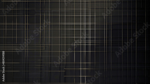 Black abstract background with lines