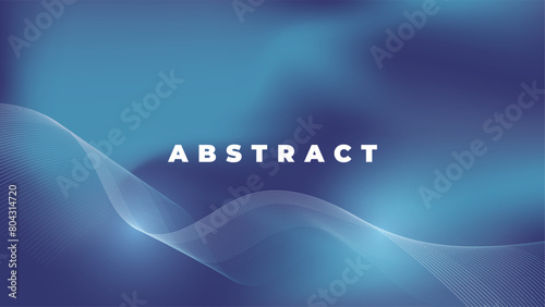 Strip Dynamic Modern Cover Design in Shades of Blue, Dynamic and Minimalist Abstract Background