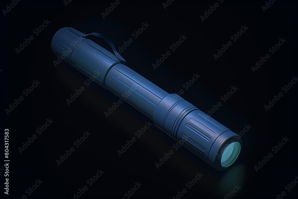 bright LED flashlight illuminating a dark room bright LED flashlight illuminating a dark room