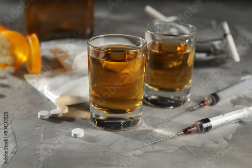 Sticker Alcohol and drug addiction