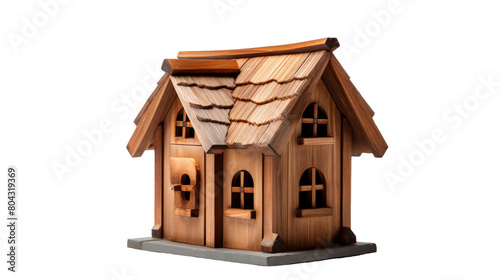 Enchanted Miniature Wooden Cottage in the Woods