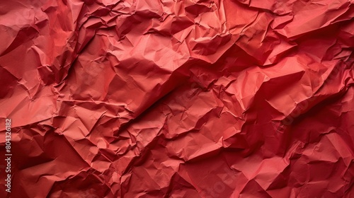 Wallpaper Mural Red crumpled paper texture in low light background Torontodigital.ca