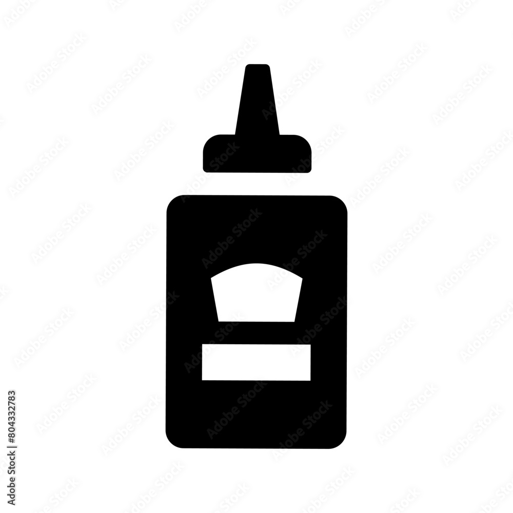 Sauce bottle line icon for web, mobile and infographics. Vector white icon isolated background. Sauce bottle line icon for web, mobile and infographics. Vector white icon isolated background.