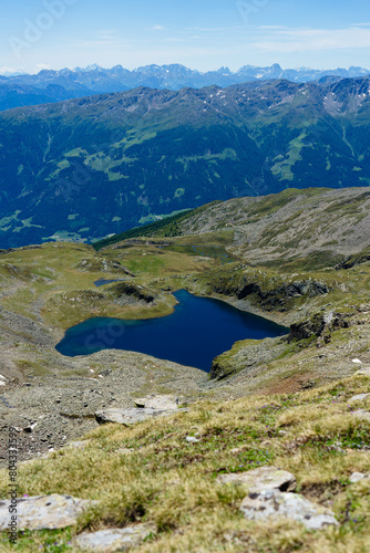 The mountain lake 