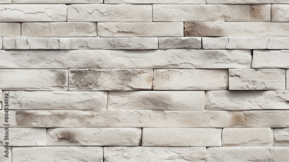Fototapeta premium White Bricks Wall Texture Background