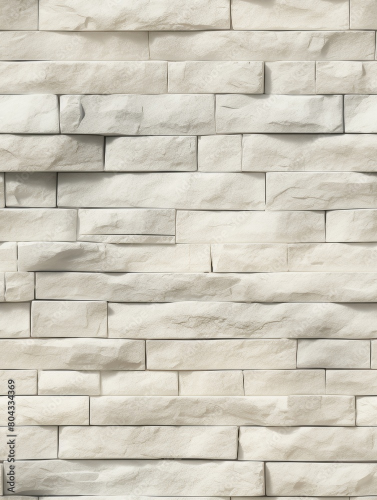 Obraz premium White Bricks Wall Texture Background