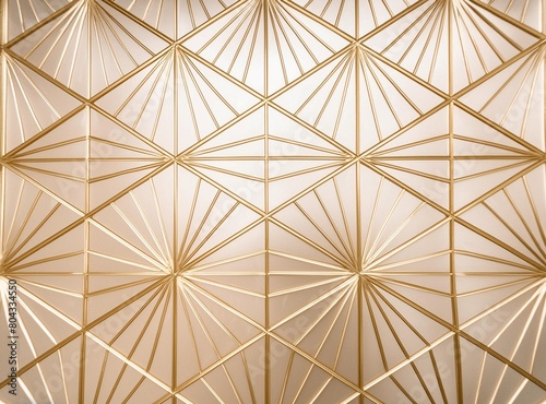 Luxury abstract seamless wallpaper pattern background with gold foil, lines, geometric shape