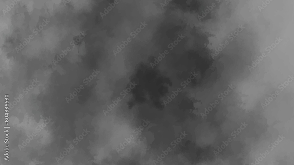 Fototapeta premium Grey abstract grunge smoke cloud overlay mist fog dust explosion vintage background.