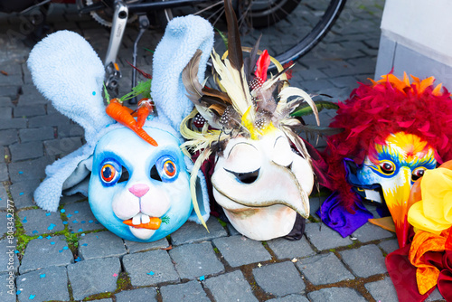 Basel carnival 2024. Bunny mask