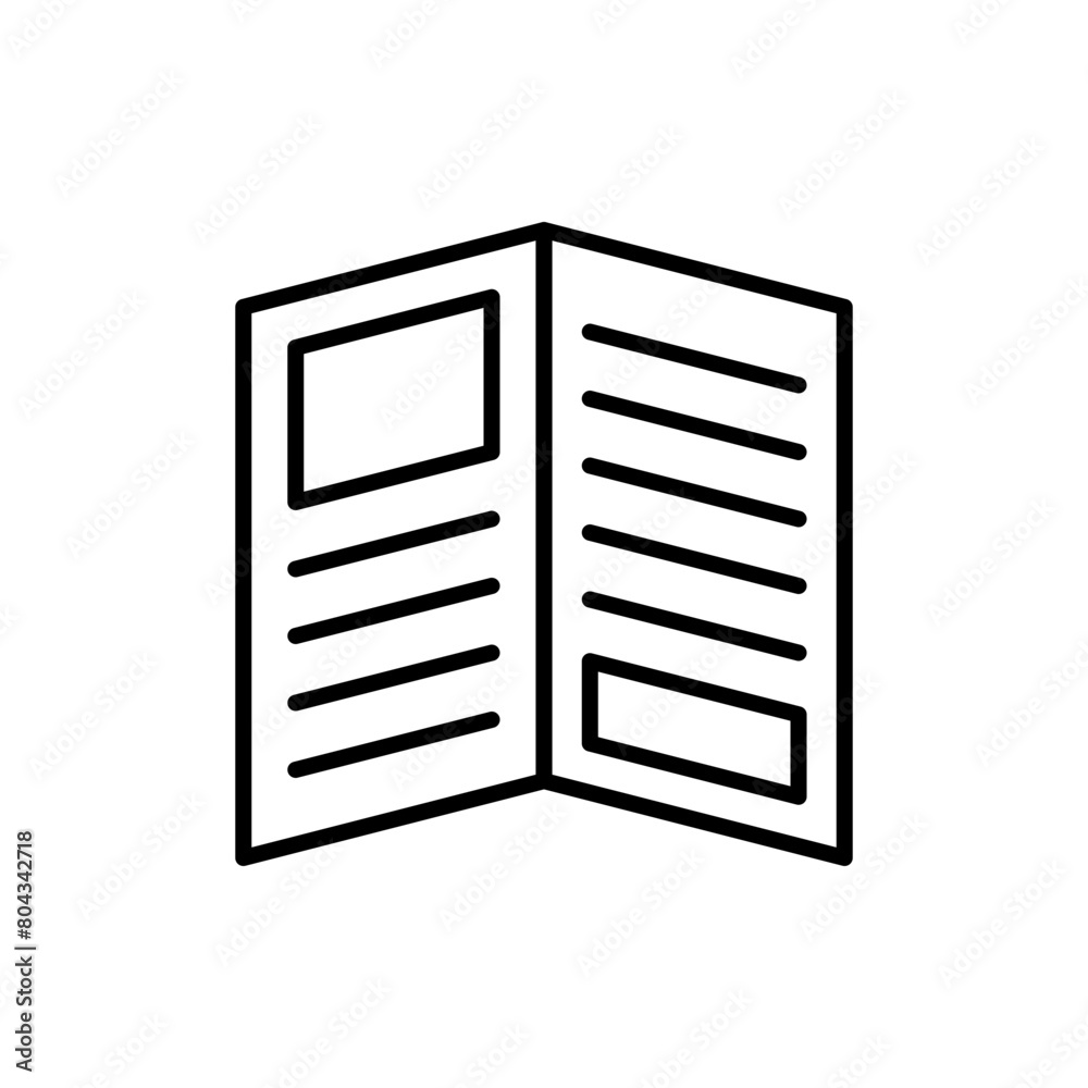 Flyer outline icons, minimalist vector illustration ,simple transparent graphic element .Isolated on white background Flyer outline icons, minimalist vector illustration ,simple transparent graphic element .Isolated on white background