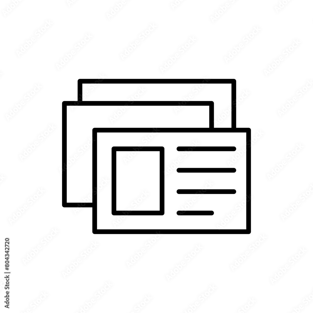 Flyer outline icons, minimalist vector illustration ,simple transparent graphic element .Isolated on white background Flyer outline icons, minimalist vector illustration ,simple transparent graphic element .Isolated on white background
