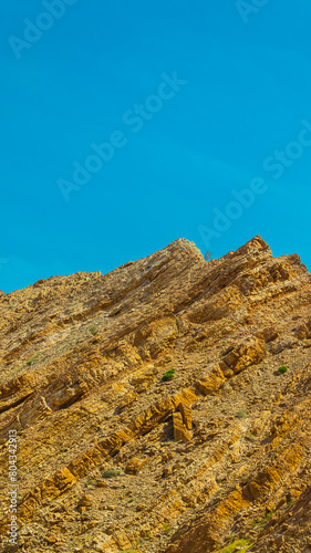 A view from Top Of Jebel Jais in Ras Al Khaima at sunrise. 